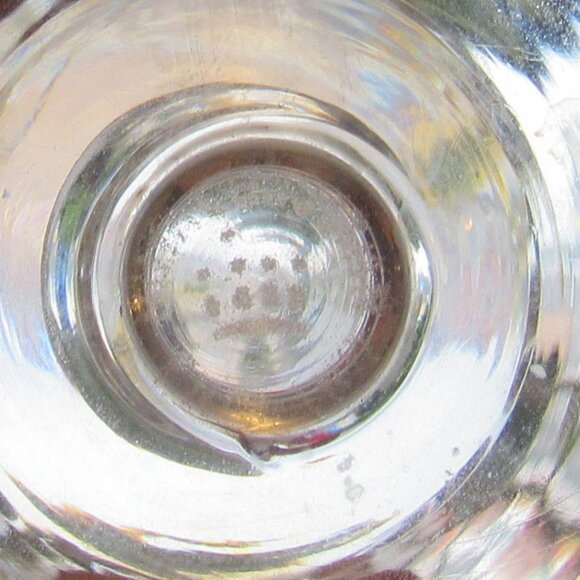 Webb Corbett Georgian Footed Water Goblet, 5 1/8" High, English Crystal  K200 - Picture 7 of 7